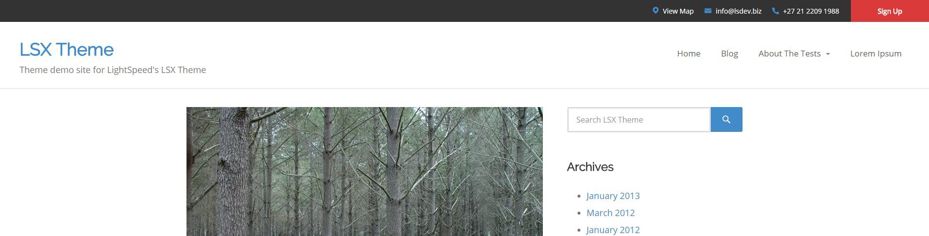 The improved responsive header